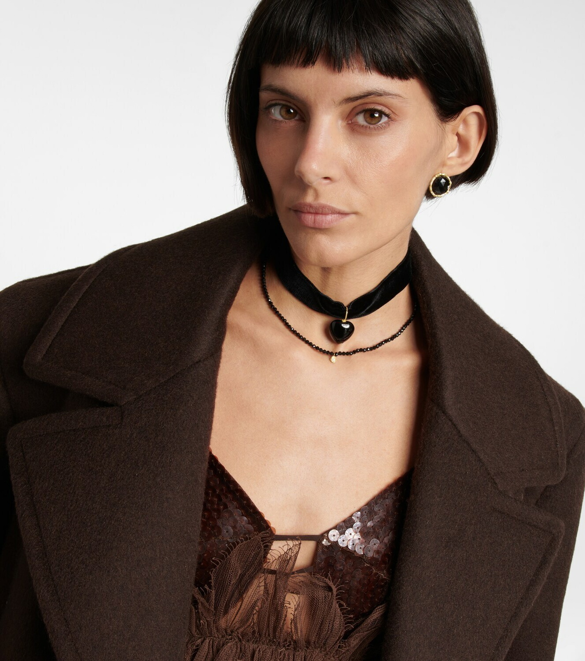 Elhanati - Dita 18kt gold choker with spinel