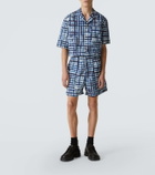 Bottega Veneta Gingham cotton bowling shirt
