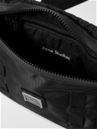 ACNE STUDIOS - Logo-Appliquéd Ripstop-Shell Messenger Bag