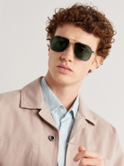 Montblanc - Aviator-Style Gold-Tone Sunglasses