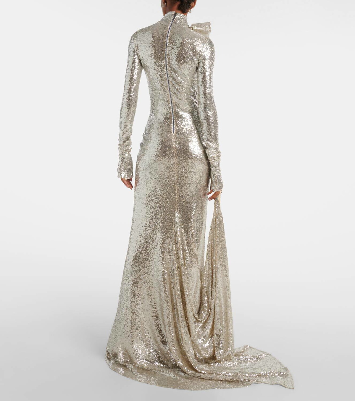 sachin and babi light blue dress Maticevski // Sequin Thrilling Gown  VSP Consignment