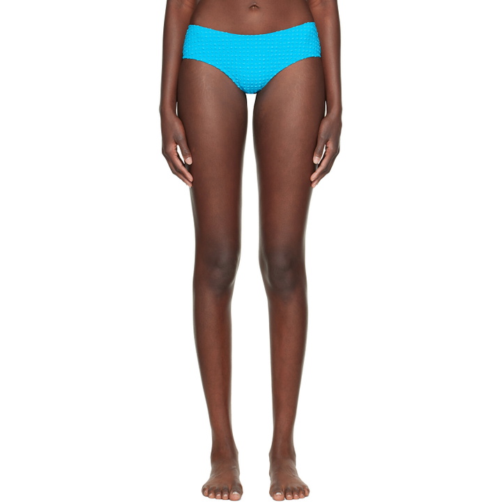 Photo: Fruity Booty Blue Seersucker Bikini Bottom