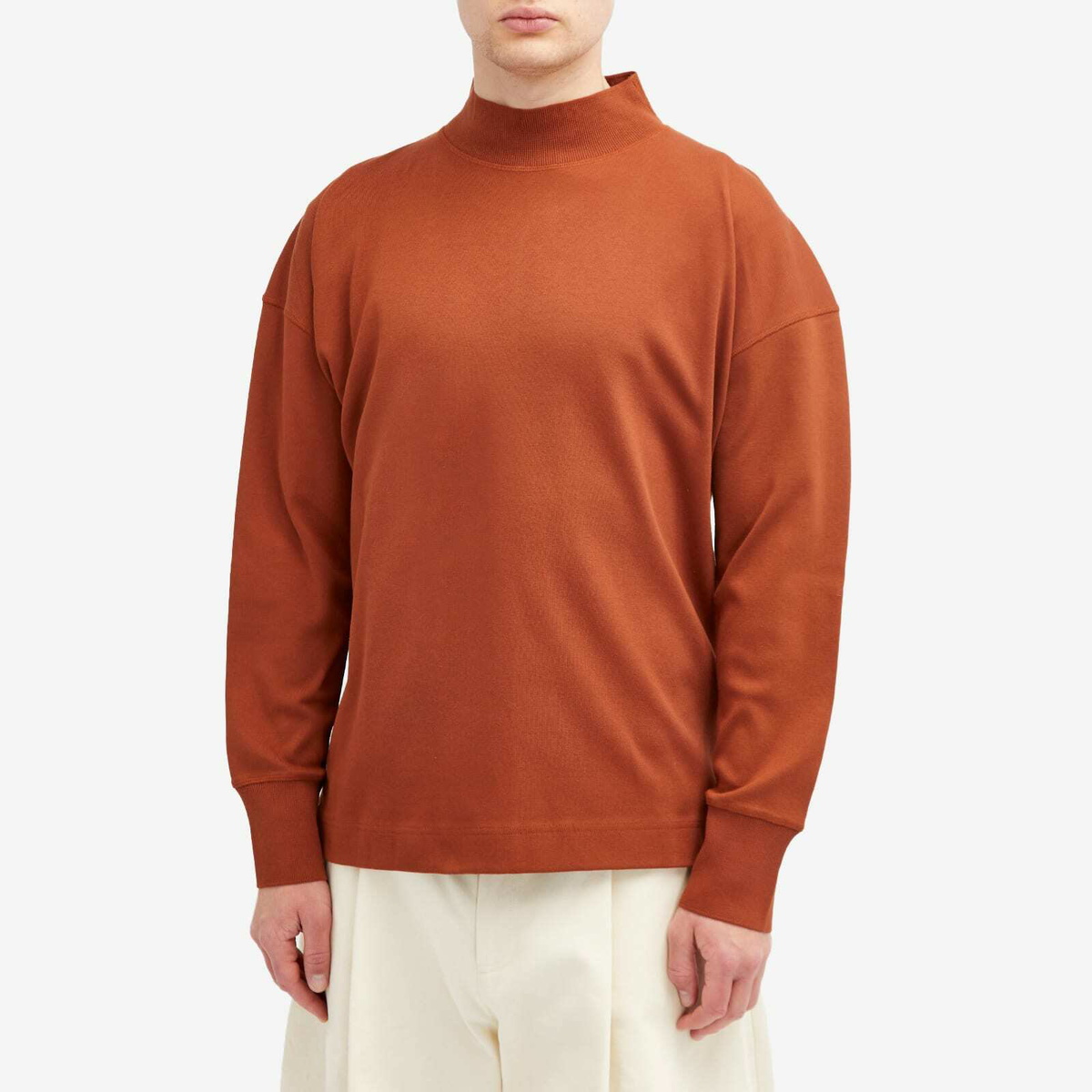 Margaret Howell｜SWEATSHIRTS (MHL MOCK NECK THERMAL - BA MHL by Margaret Howell Men's Thermal Mock Neck Sweatshirt in