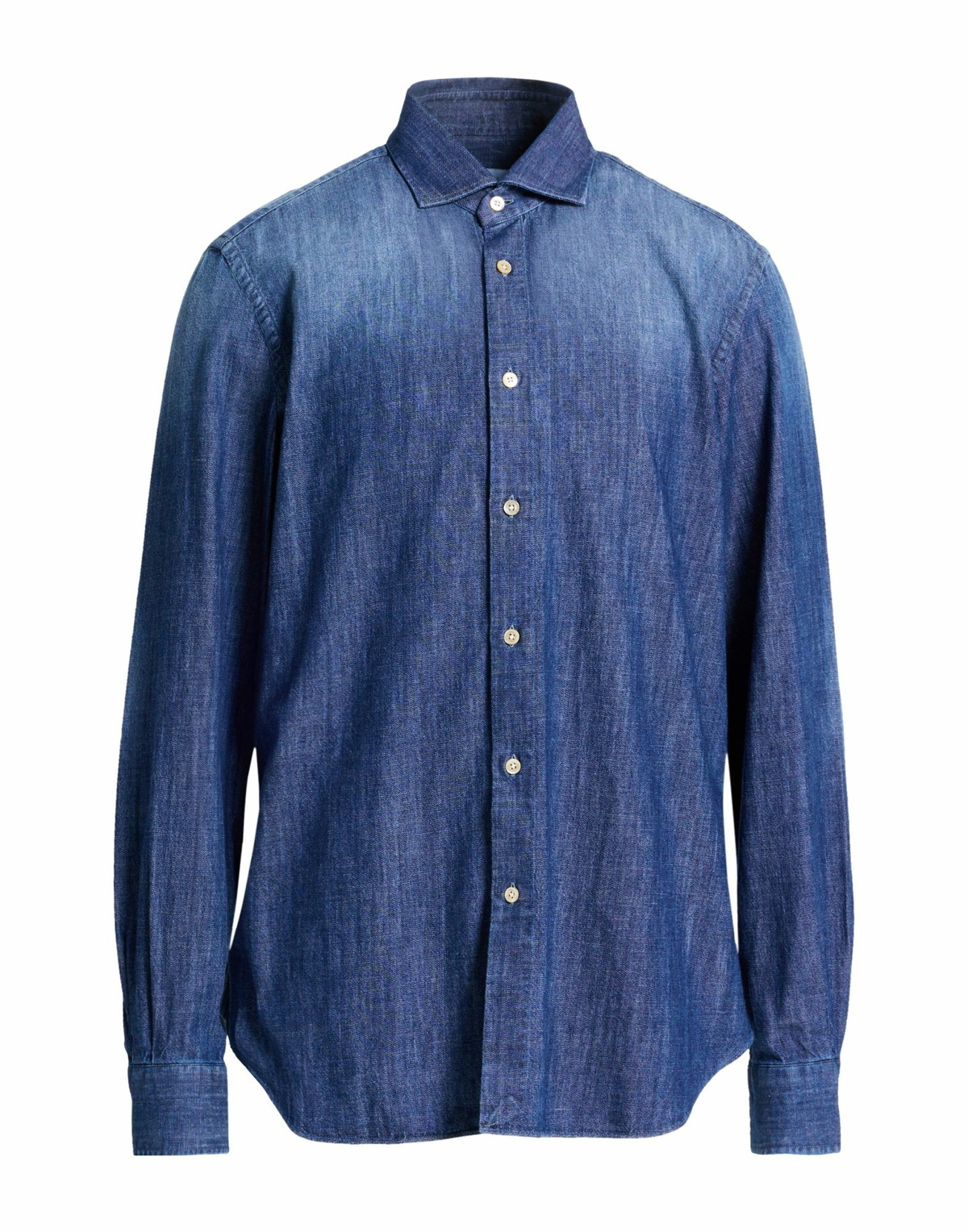 Boglioli Mens Denim shirt in Blue