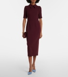 Emilia Wickstead Valletta wool crêpe midi dress