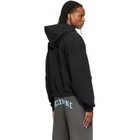 We11done Black Heart Teddy Hoodie