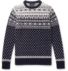 Howlin' - Lawrence Fair Isle Wool Sweater - Blue