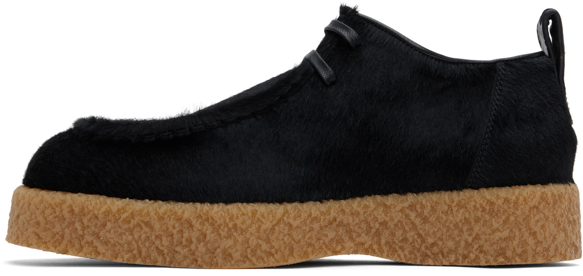 Bottega Veneta Black Torino Lace-Up Derbys