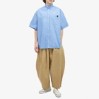 Anglan Men's Elementary Pocket Big Shirt in Sax Blue