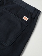 Nudie Jeans - Luke Straight-Leg Organic Cotton-Twill Shorts - Blue