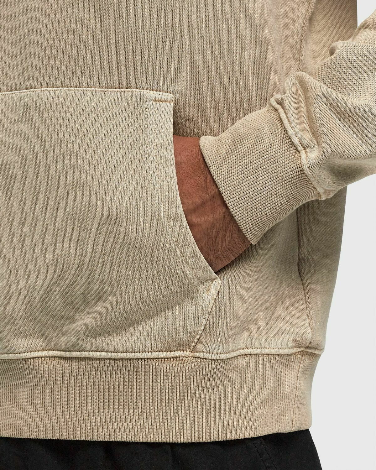 Woolrich Garment Dyed Hoodie Beige Hoodies Woolrich