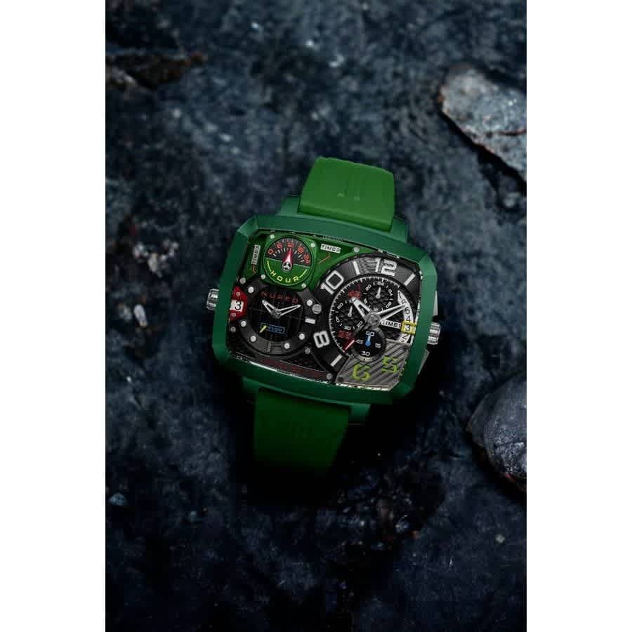 Nubeo Odyssey Green Dial Mens Watch NB-6084-03