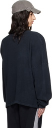 GREG ROSS Black Shoulder Pad Thermal Long Sleeve T-shirt
