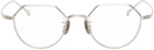 YUICHI TOYAMA. Silver Ludwig Glasses