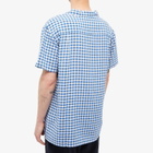 YMC Men's Malick Gingham Shirt in Blue