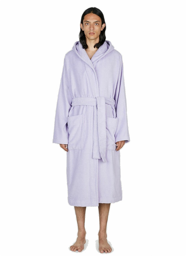 Photo: Tekla - Hooded Bath Robe in Purple