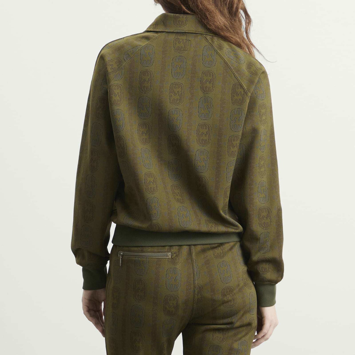 Needles Women's Track Jacket in Olive