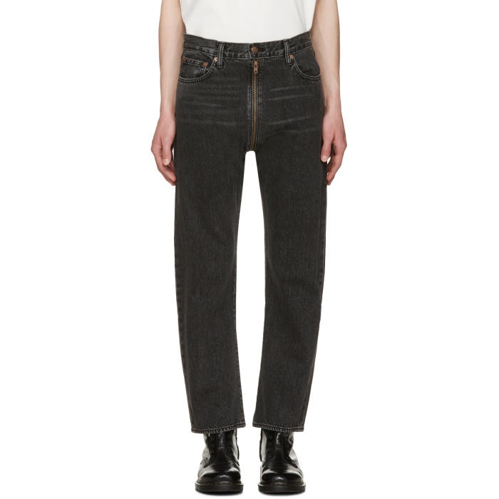 Photo: Vetements Black Levis Edition Zip Around Jeans