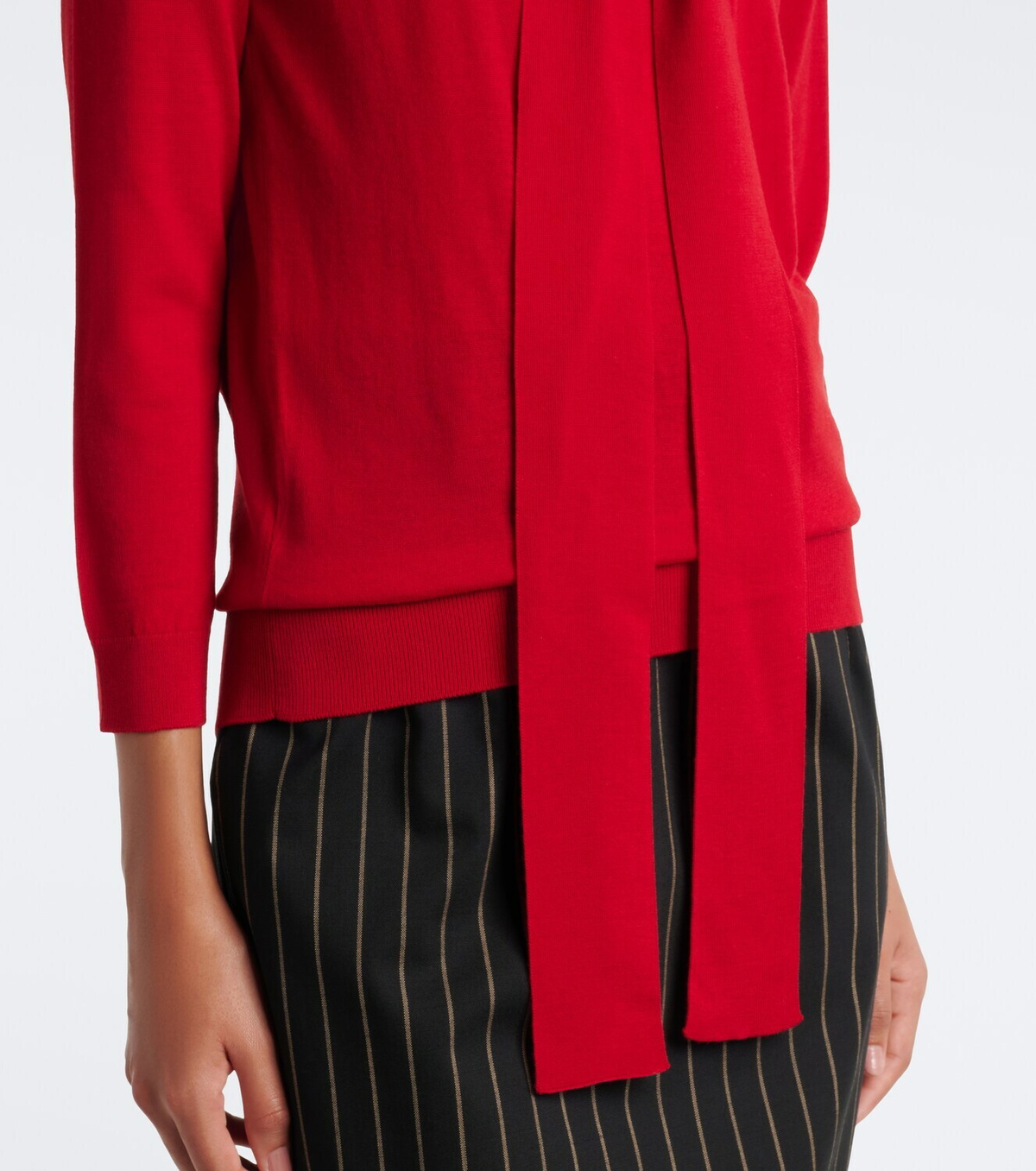 Dolce&Gabbana Bow-detail virgin wool sweater