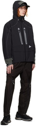 and wander Black UL Track Pants