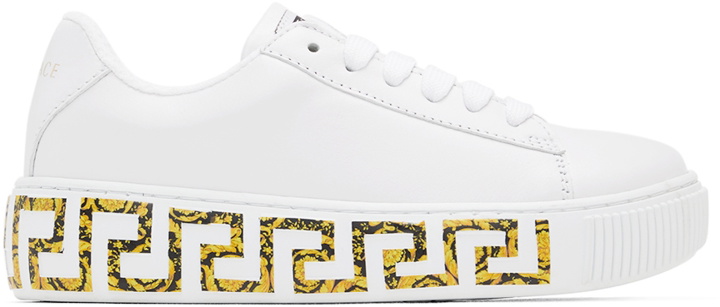 Photo: Versace White Tribute Sneakers