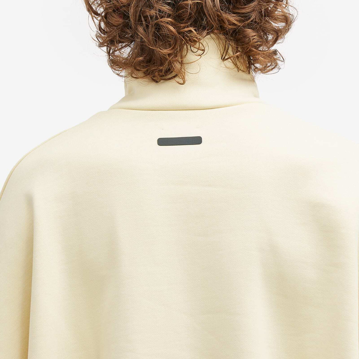 Adidas x FOG Men's Adidas x Fear Of God Athletics Fleece Mock Sweatshirt in Pale Yellow