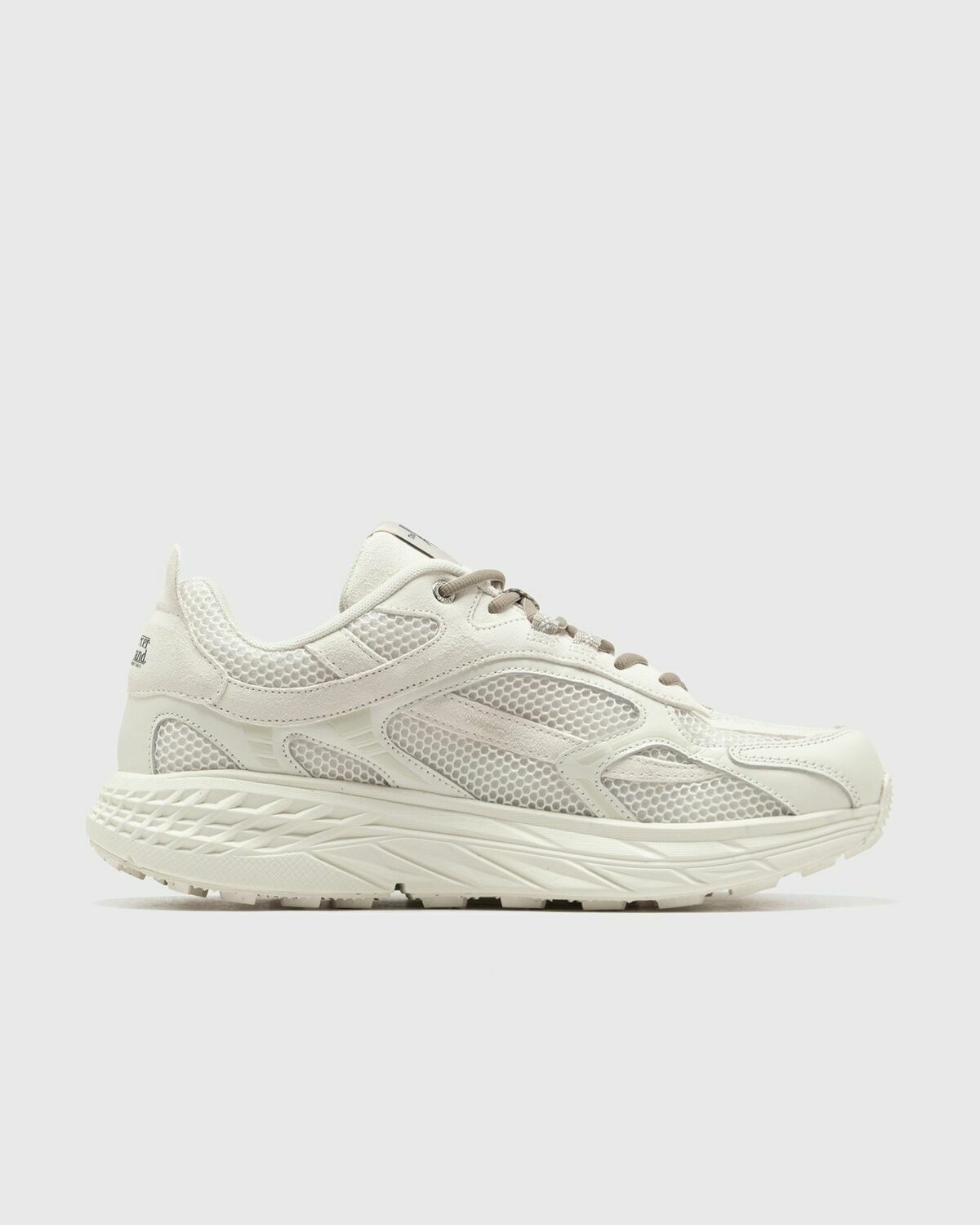 Mercer The Re-Run Max Suede White Mens Lowtop