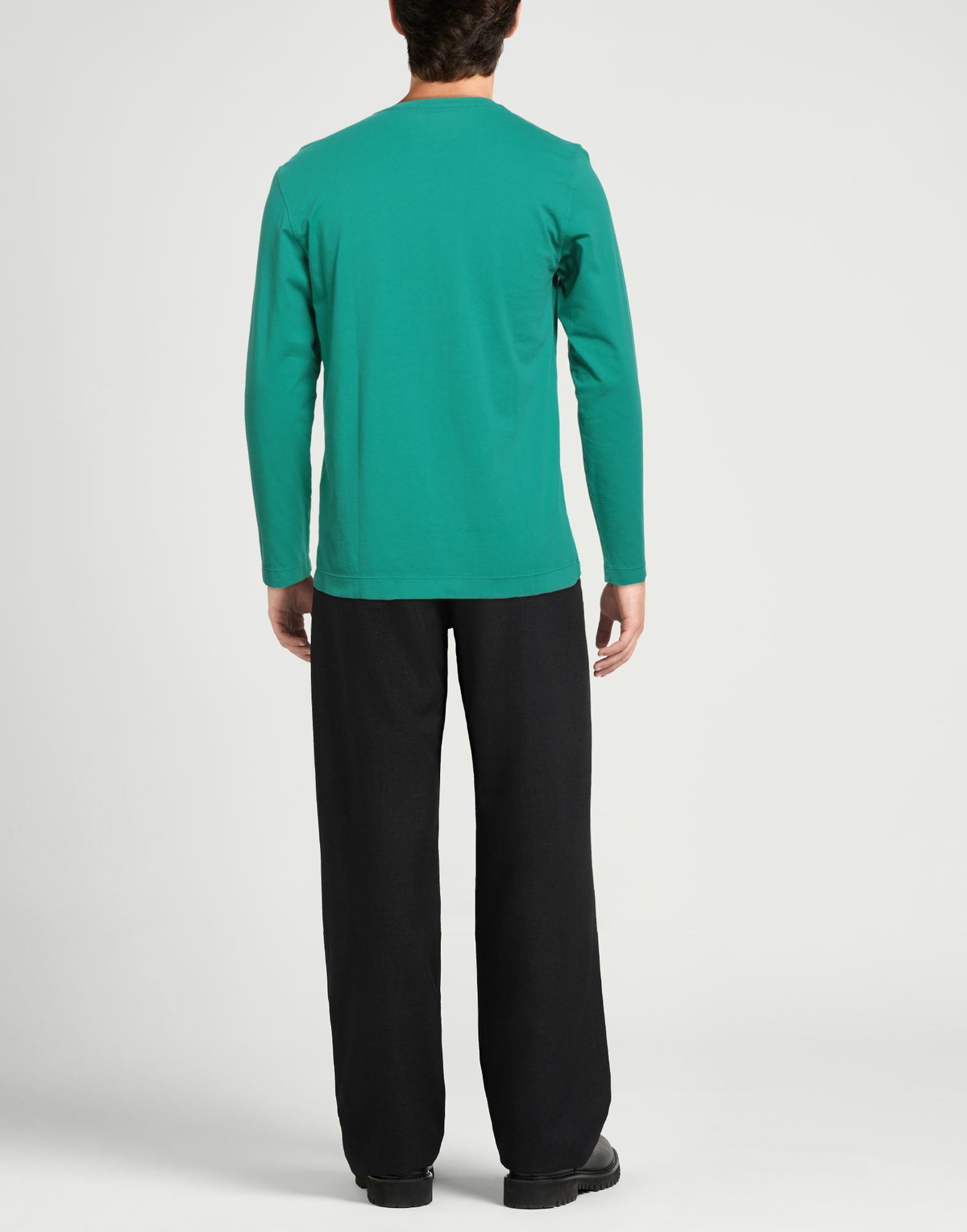 Drumohr Mens T-shirt Emerald in Green