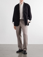 Mr P. - Straight-Leg Wool-Blend Flannel Trousers - Neutrals