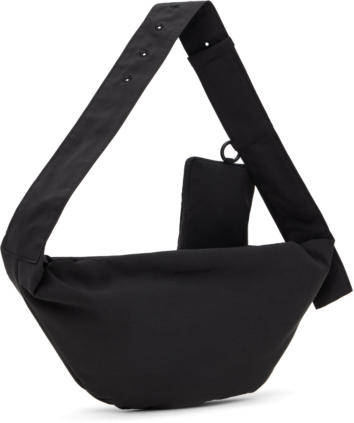 AMOMENTO SSENSE Exclusive Black Nylon 3 Way Pouch