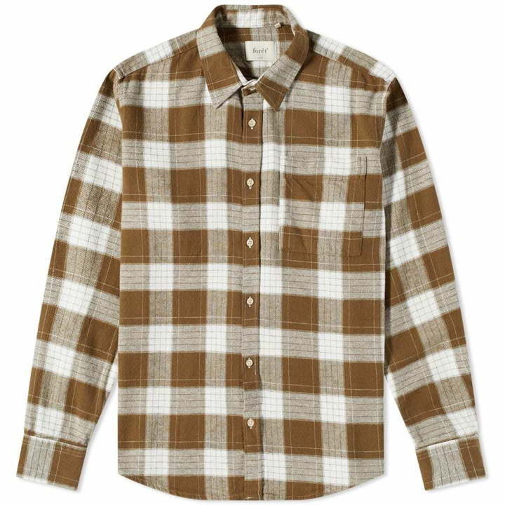 Photo: Foret Men's Dale Check Shirt in Army