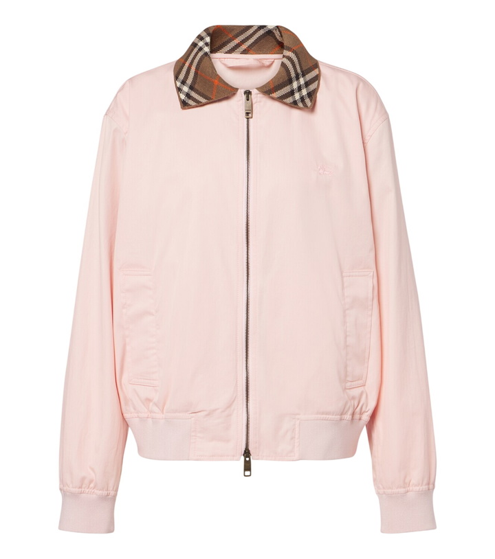Photo: Burberry Burberry Check cotton blouson jacket