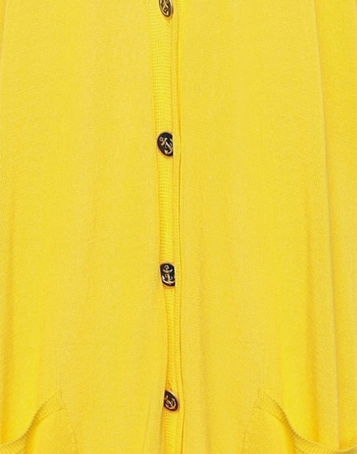 Manila Grace Womens Cardigan in Yellow