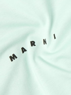 Marni - Logo-Print Cotton-Jersey T-Shirt - Green