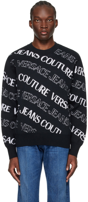 Photo: Versace Jeans Couture Black Wave Sweater