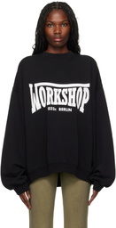 032c Black Victor Bubble Sweatshirt