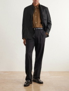 Massimo Alba - Boxy Checked Cotton Shirt - Brown