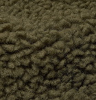 Aspesi - Wool-Blend Fleece Gilet - Army green