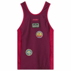 Martine Rose Women's Badge Vest in Burgundy