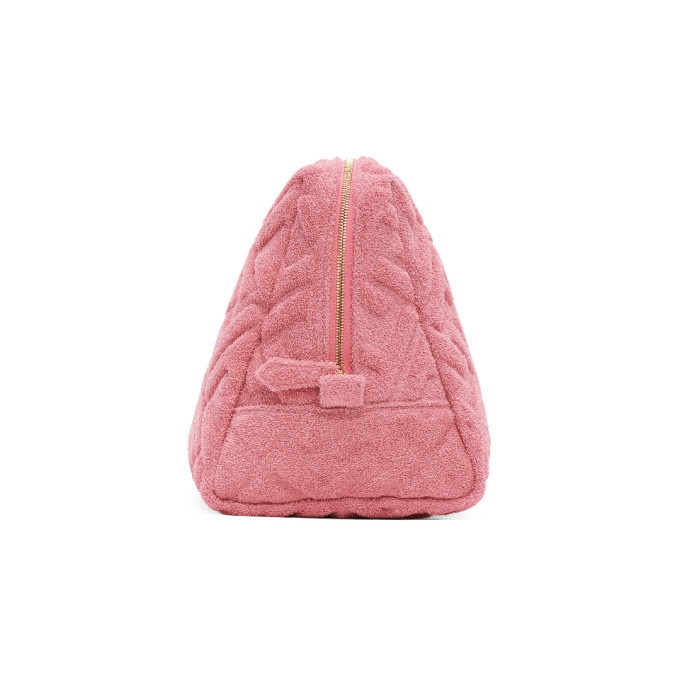 Fendi large flat ff pouch in pinks-Via Manzoni