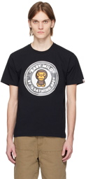 BAPE Black Grid Camo Milo Busy Works T-Shirt