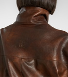 Magda Butrym Leather blouson jacket