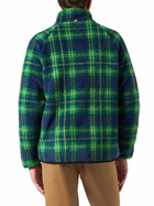 MC2 Saint Barth Man Sherpa Jacket With Tartan Print