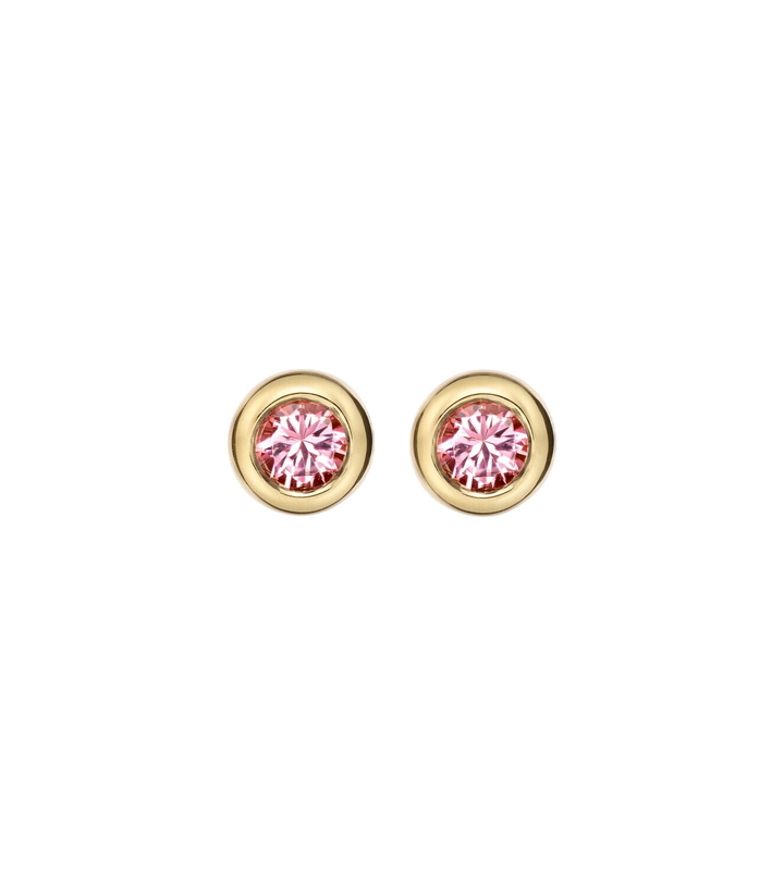 Photo: David Yurman Pavé 18kt gold earrings with tourmalines
