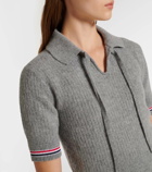 Thom Browne RWB Stripe wool-blend top
