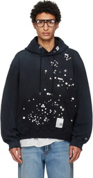 Maison MIHARA YASUHIRO Black Embellished Hoodie