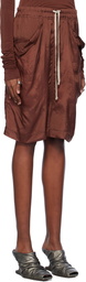 Rick Owens Brown Boxer Shorts