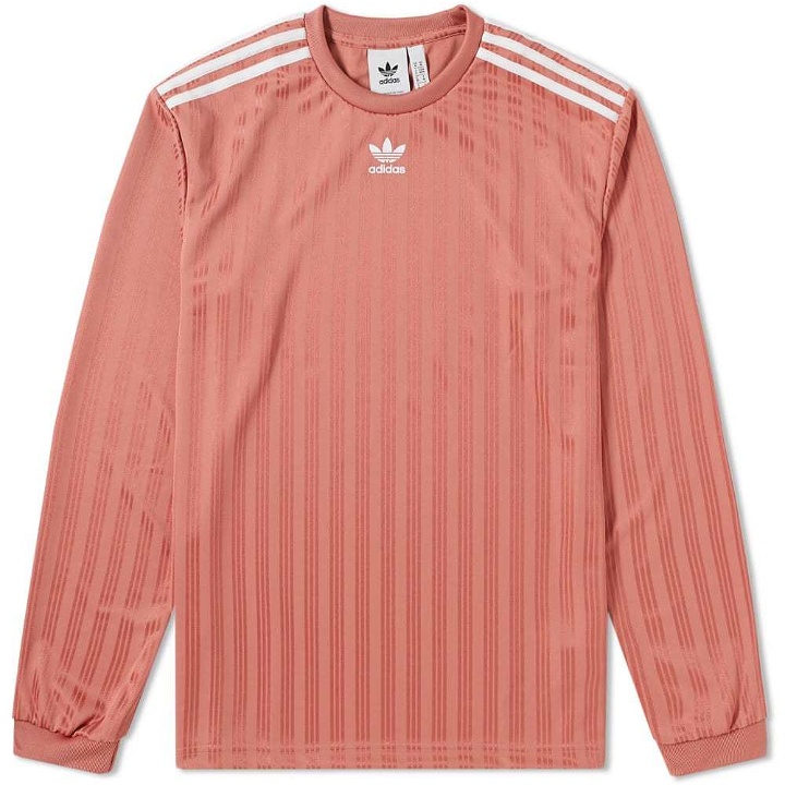 Photo: Adidas Long Sleeve Jersey Tee Pink