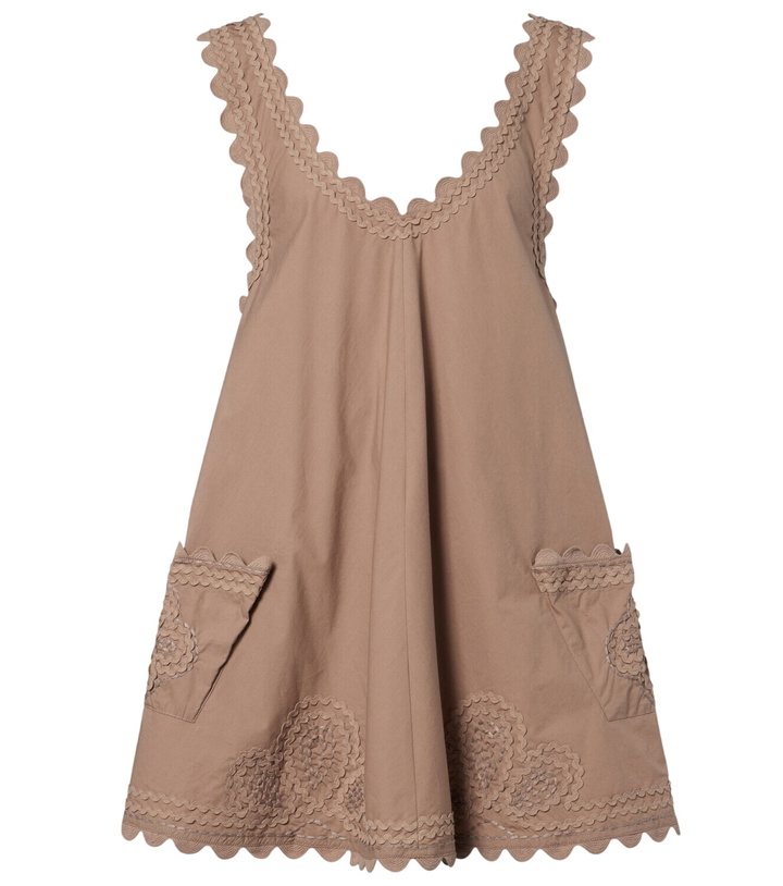 Photo: Juliet Dunn Embroidered cotton minidress