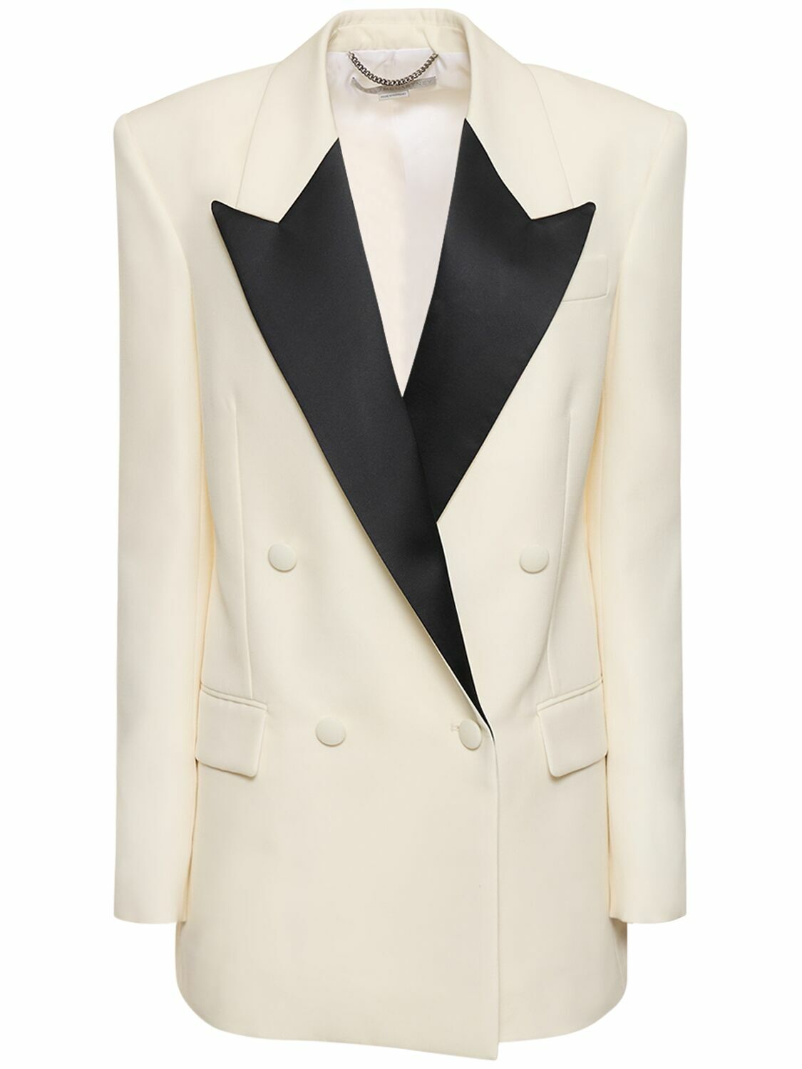 【送料&関税込】Stella McCartney Tuxedo Double-breasted Blaz STELLA MCCARTNEY - Double Breasted Tuxedo Jacket Stella
